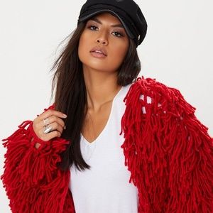 Shaggy Red Jacket